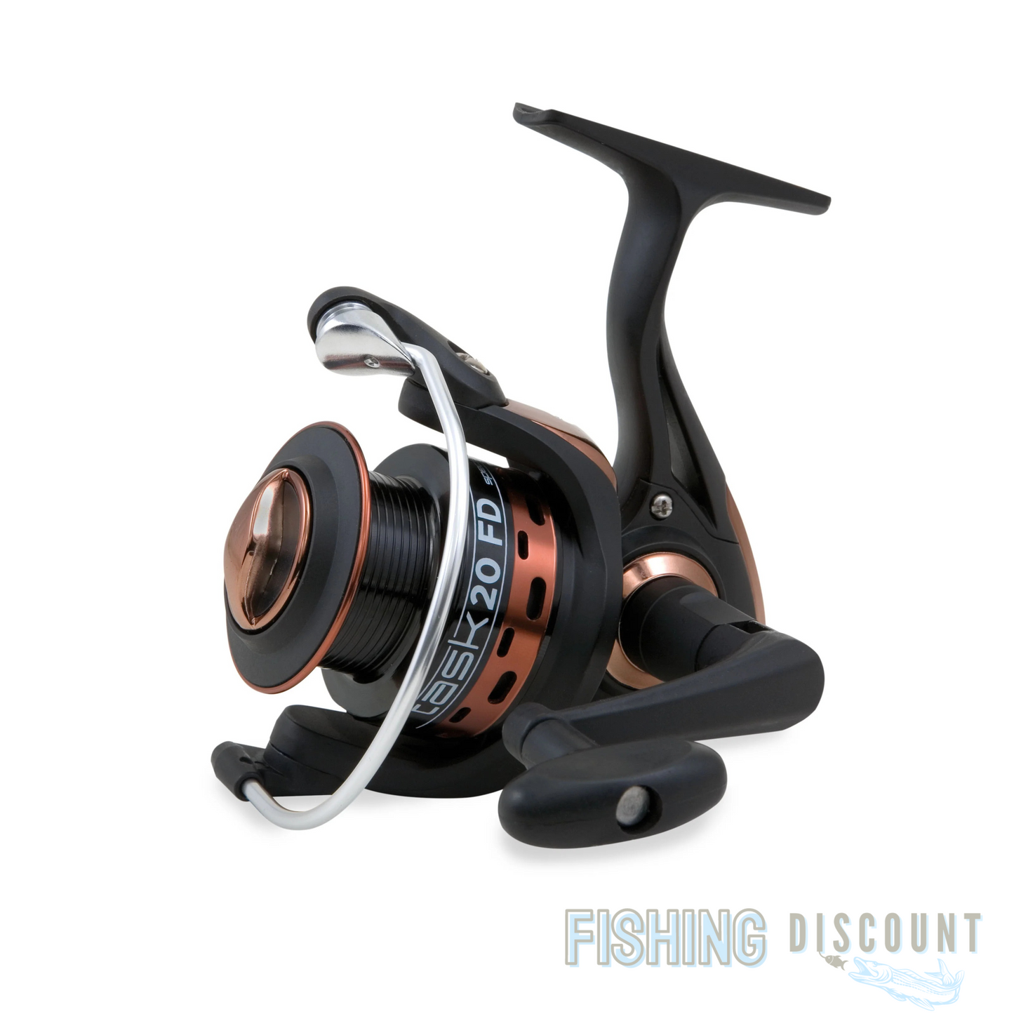 Anglrolle Vigor Task mit Ersatzspule Aluminium