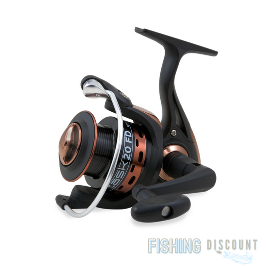 Anglrolle Vigor Task mit Ersatzspule Aluminium