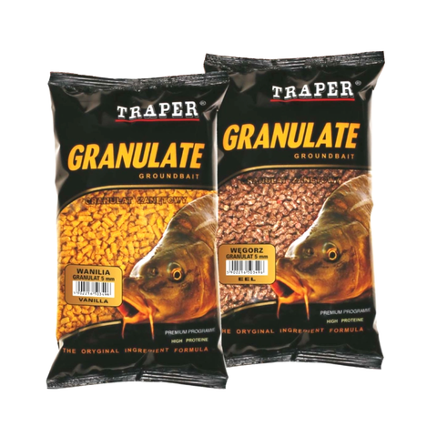 TRAPER GRANULAT PELLETS 5MM GRUNDFUTTER ZUSATZ 1KG