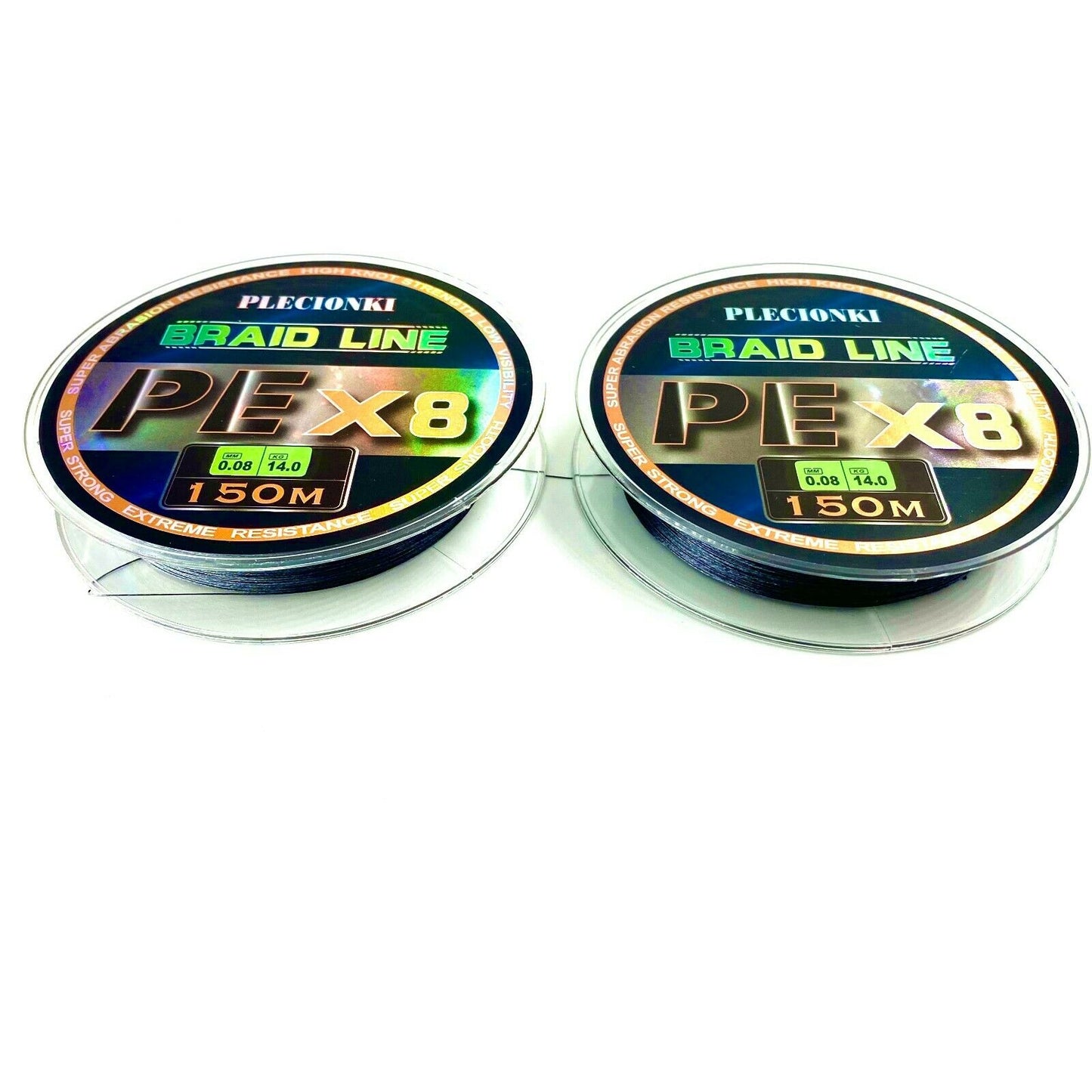 Braid Line PE X8 | Geflochtene Angelschnur – 0,08 - 0,40 mm, 14–72 kg