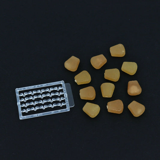 12x Künstlicher Angelmais mit Aroma + 20 Stopper – Pop-Up Schwimmend