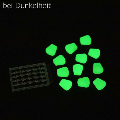 12x Künstlicher Angelmais mit Aroma + 20 Stopper – Pop-Up Schwimmend