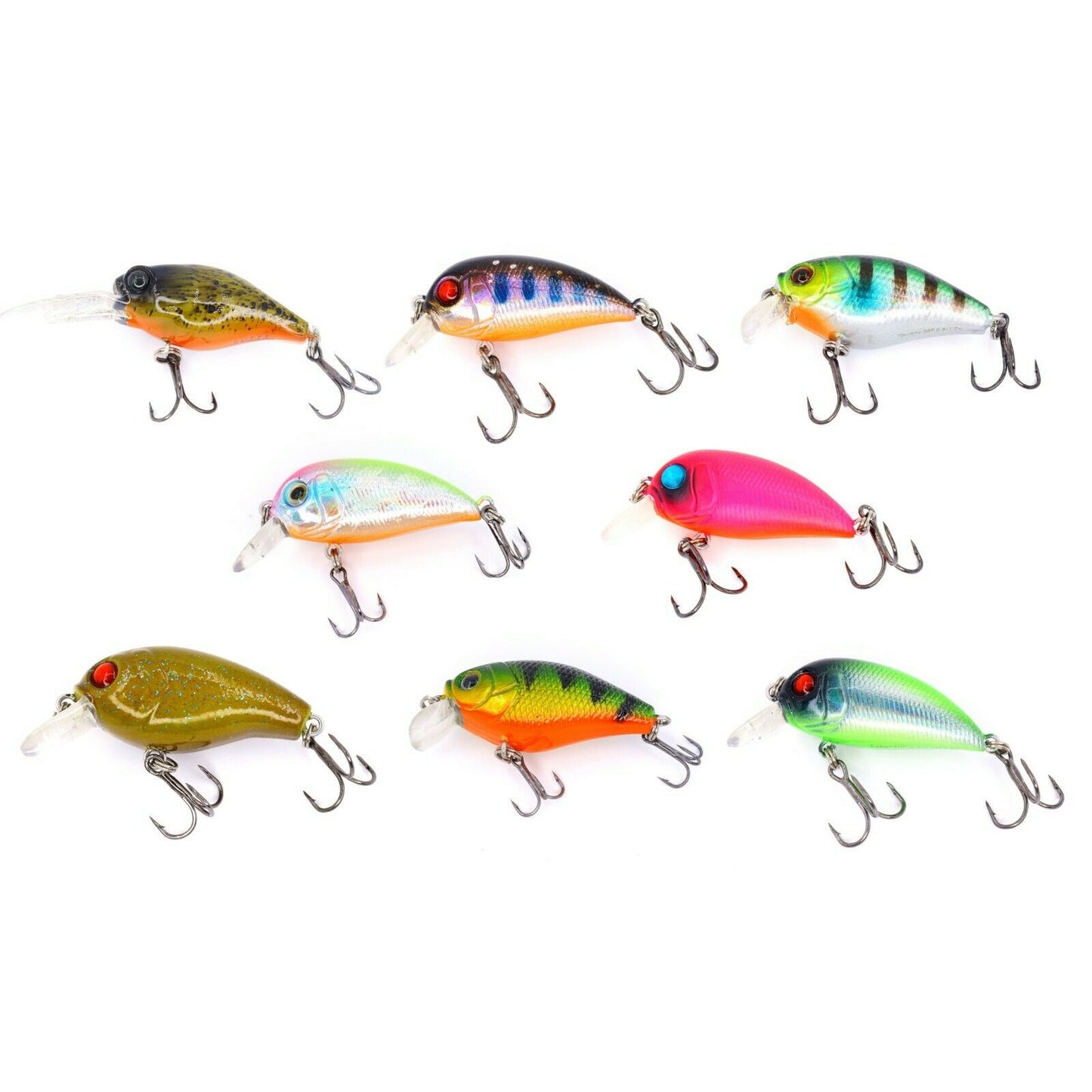 CRANKBAIT WOBBLER KUNSTKÖDER SET 3 - 5 - 10 TEILIG RAUBFISCH