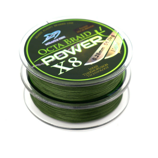OCTA BRAID POWER X8 Angelschnur – 8-fach geflochten 150m